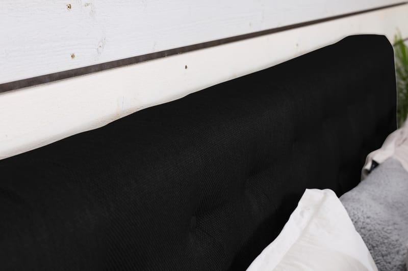 Jenkkisänky Mist 180x200 - Musta - Huonekalut - Sänky - Jenkkisängyt
