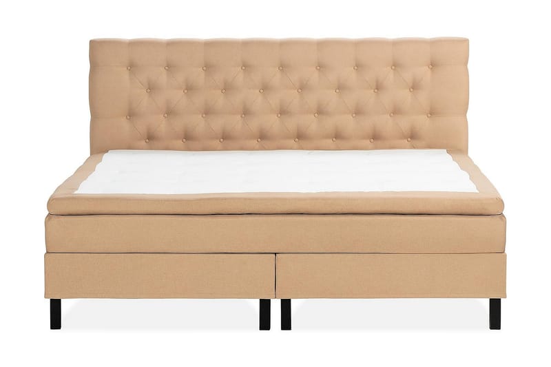 Jenkkisänky Nayaka 210x210 Memoryvaahto - Beige - Huonekalut - Sänky - Jenkkisängyt