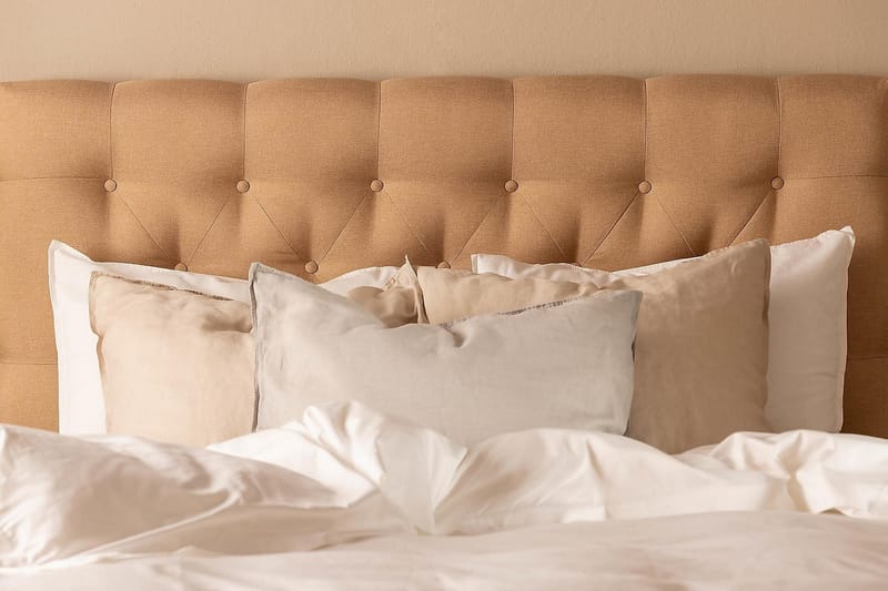 Jenkkisänky Nayaka 90x200 Lateksi - Beige - Huonekalut - Sänky - Jenkkisängyt