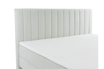 Jenkkisänky Necunecu 160x200 cm Sängynpäädyllä Pestävä - Harmaa - Huonekalut - Sänky - Jenkkisängyt