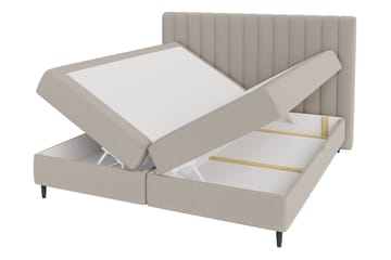 Jenkkisänky Necunecu 160x200 cm Sängynpäädyllä Pestävä - Harmaa - Huonekalut - Sänky - Jenkkisängyt
