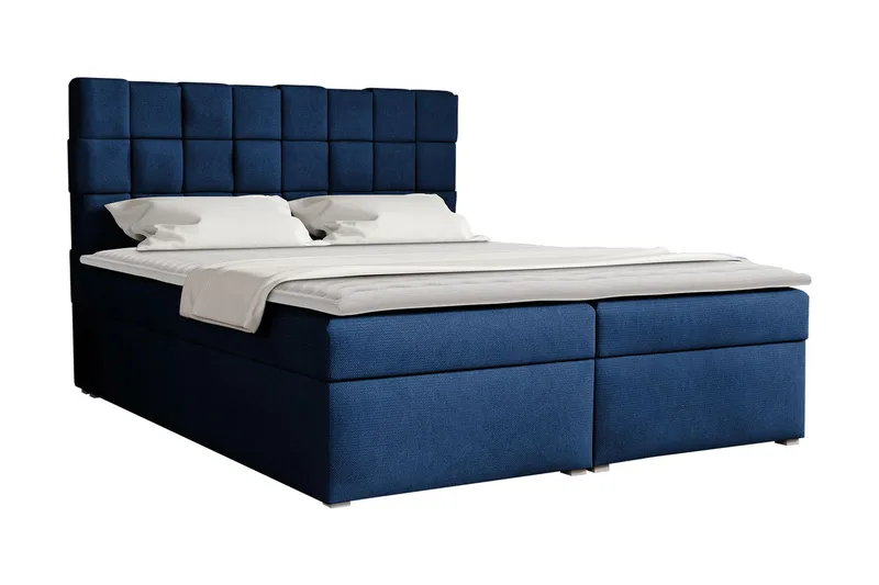 Jenkkisänky Nelas 180x200 cm - Sininen - Huonekalut - Sänky - Jenkkisängyt