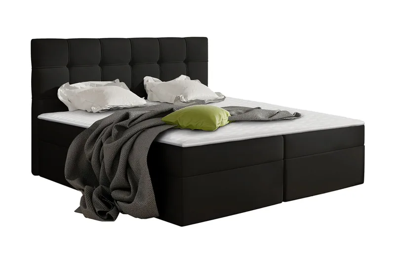 Jenkkisänky Nele 160x200, Musta