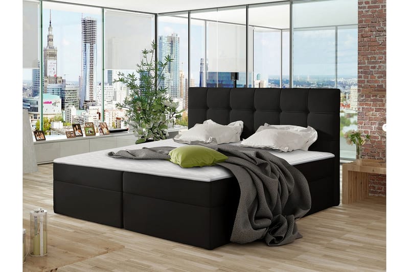 Jenkkisänky Nele 180x200 - Musta - Huonekalut - Sänky - Jenkkisängyt