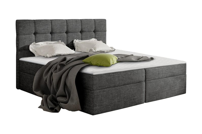 Jenkkisänky Nele 180x200 - Tummanharmaa - Huonekalut - Sänky - Jenkkisängyt