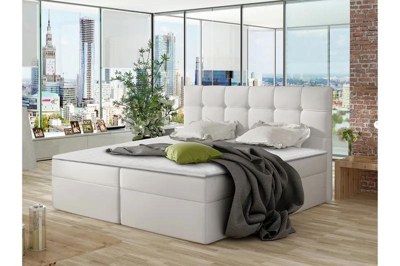 Jenkkisänky Nele 180x200 - Valkoinen - Huonekalut - Sänky - Jenkkisängyt