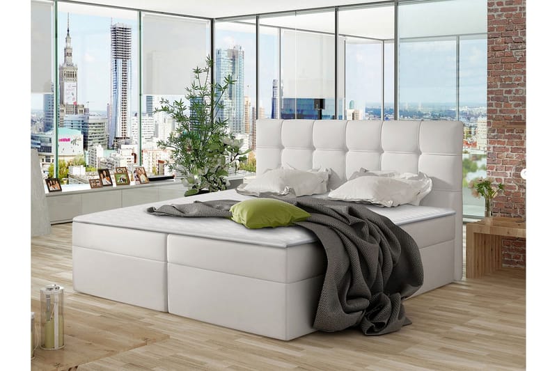 Jenkkisänky Nele 180x200 - Valkoinen - Huonekalut - Sänky - Jenkkisängyt