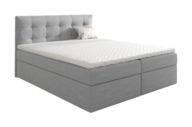 Jenkkisänky Oldereid 120x200 cm - Musta / Harmaa / Valkoinen - Huonekalut - Sänky - Jenkkisängyt