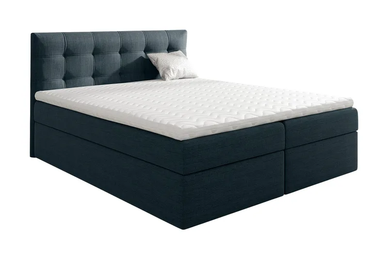 Jenkkisänky Oldereid 160x200 cm - Musta/Sininen/Harmaa/Valkoinen - Huonekalut - Sänky - Jenkkisängyt