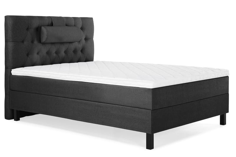 Jenkkisänky Olivia 120x200 Vaahto - Musta/Harmaa - Huonekalut - Sänky - Jenkkisängyt