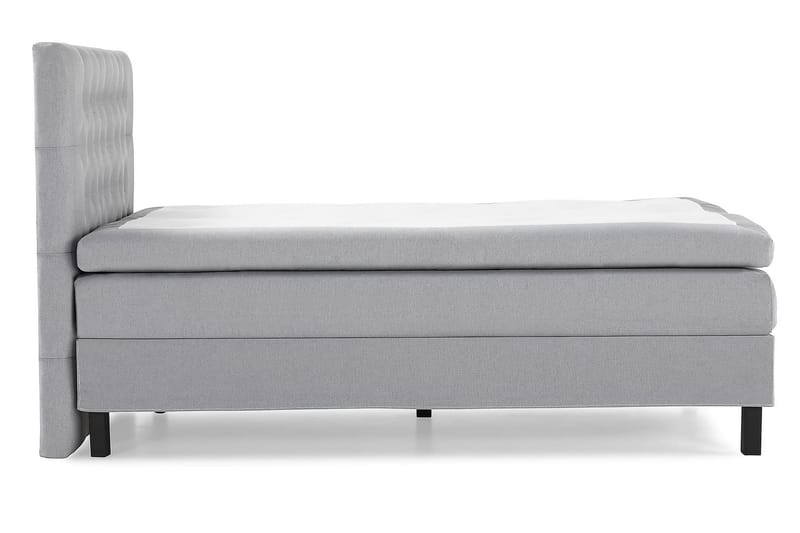 Jenkkisänky Olivia 120x200 Polyeetteri - Harmaa - Huonekalut - Sänky - Jenkkisängyt