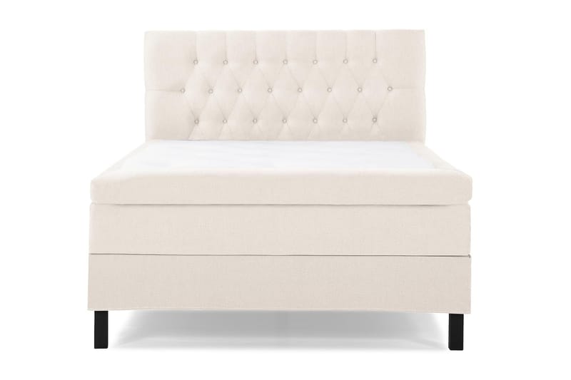 Jenkkisänky Olivia 140x200 Lateksi - Beige - Huonekalut - Sänky - Jenkkisängyt