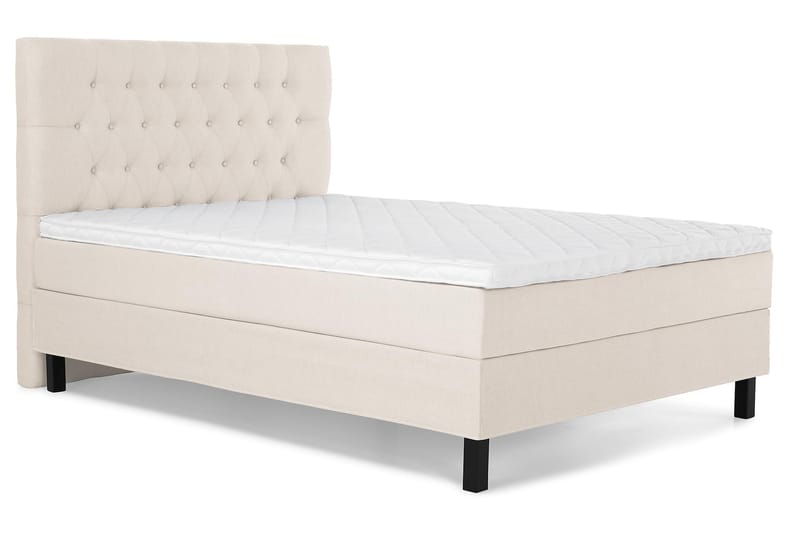 Jenkkisänky Olivia 140x200 Vaahto - Beige - Huonekalut - Sänky - Sänkypaketti