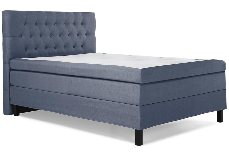 Jenkkisänky Olivia 140x200 Polyeetteri - Tummansininen - Huonekalut - Sänky - Jenkkisängyt