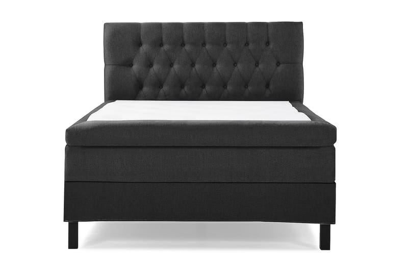 Jenkkisänky Olivia 140x200 Polyeetteri - Musta/Harmaa - Huonekalut - Sänky - Jenkkisängyt