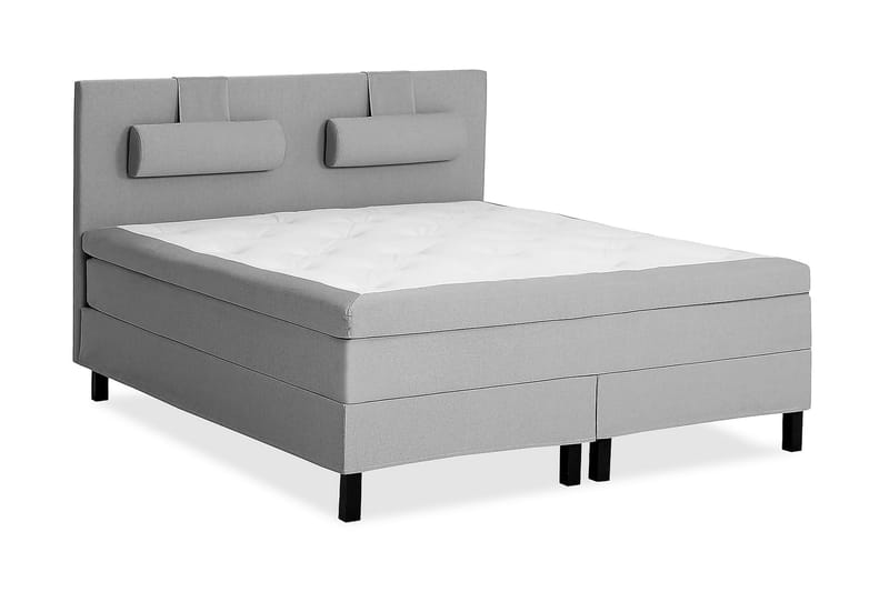 Jenkkisänky Olivia 160x200 Lateksi - Harmaa - Huonekalut - Sänky - Jenkkisängyt