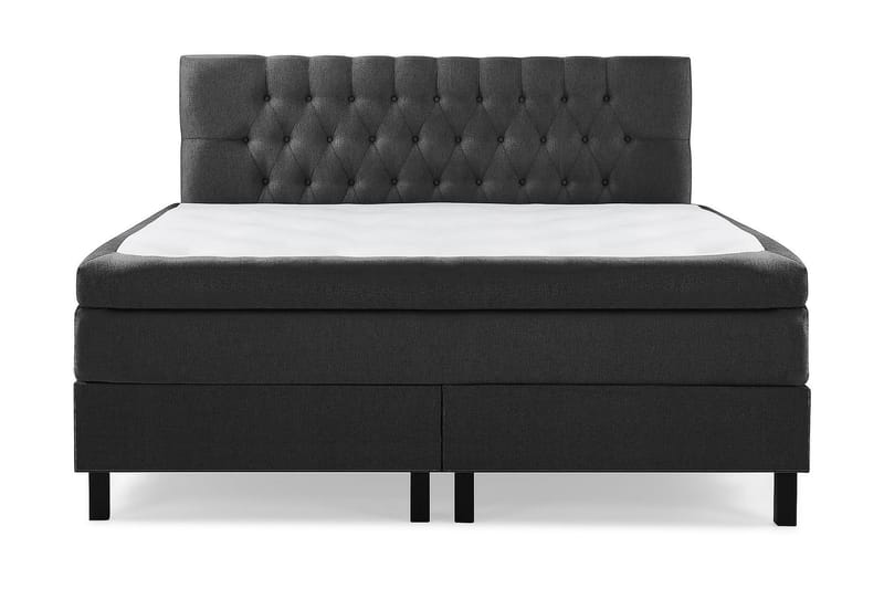 Jenkkisänky Olivia 160x200 Lateksi - Musta/Harmaa - Huonekalut - Sänky - Jenkkisängyt