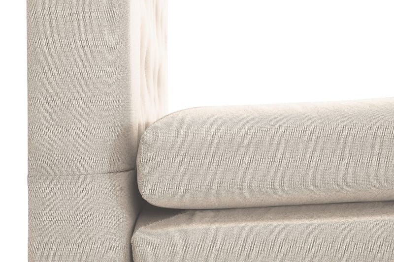 Jenkkisänky Olivia 160x200 Polyeetteri - Beige - Huonekalut - Sänky - Jenkkisängyt