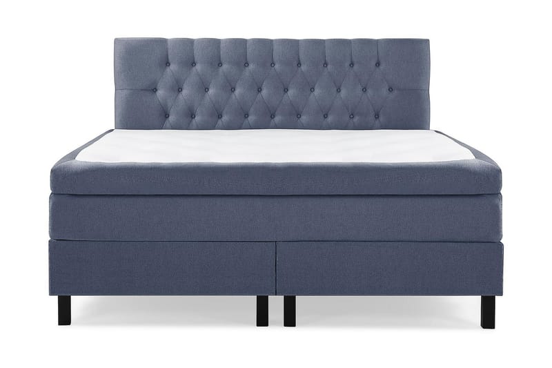 Jenkkisänky Olivia 160x200 Polyeetteri - Tummansininen - Huonekalut - Sänky - Jenkkisängyt