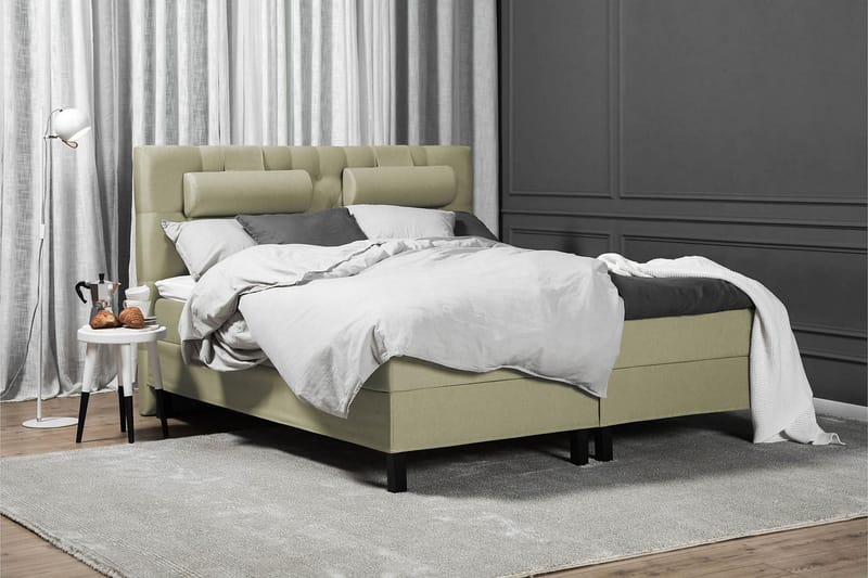 Jenkkisänky Olivia 180x200 Lateksi - Vihreä - Huonekalut - Sänky - Jenkkisängyt