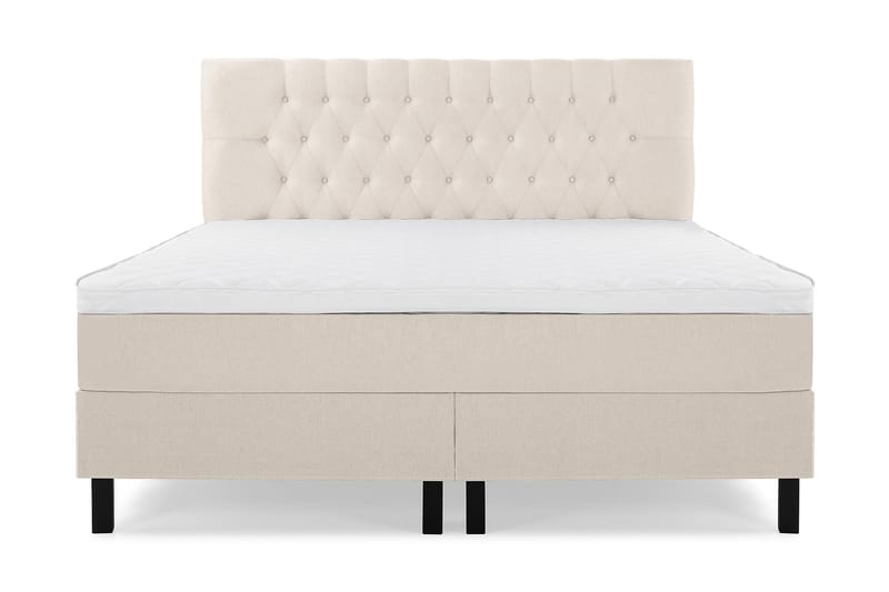 Jenkkisänky Olivia 180x200 Vaahto - Beige - Huonekalut - Sänky - Jenkkisängyt