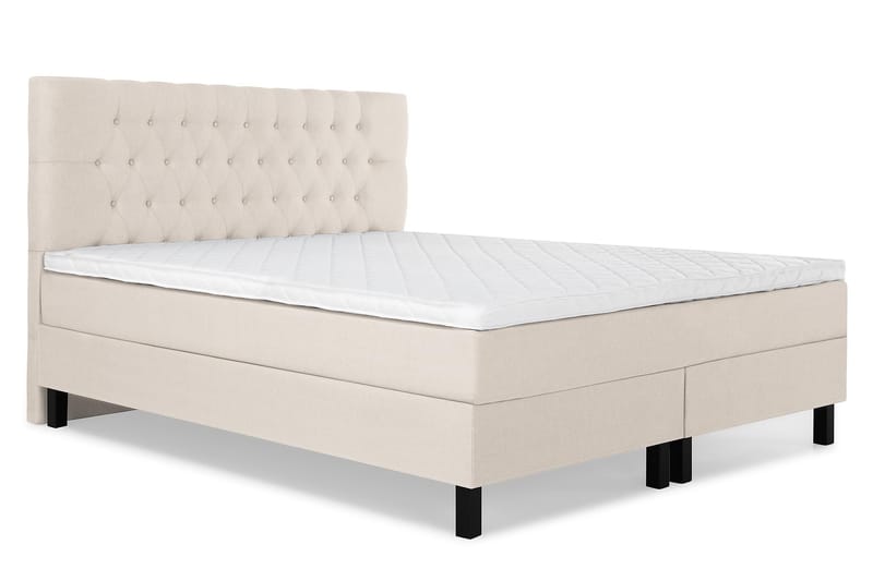 Jenkkisänky Olivia 180x200 Vaahto - Beige - Huonekalut - Sänky - Jenkkisängyt