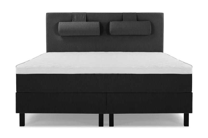 Jenkkisänky Olivia 180x200 Vaahto - Musta/Harmaa - Huonekalut - Sänky - Jenkkisängyt