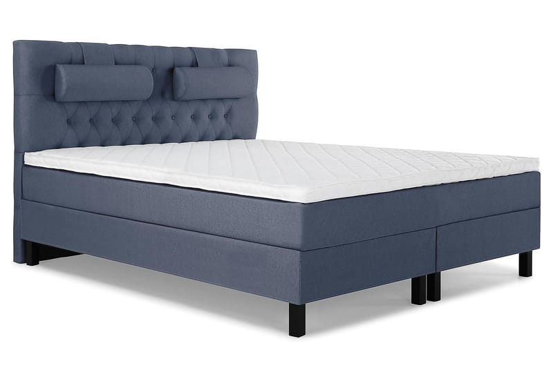 Jenkkisänky Olivia 180x200 Vaahto - Tummansininen - Huonekalut - Sänky - Jenkkisängyt