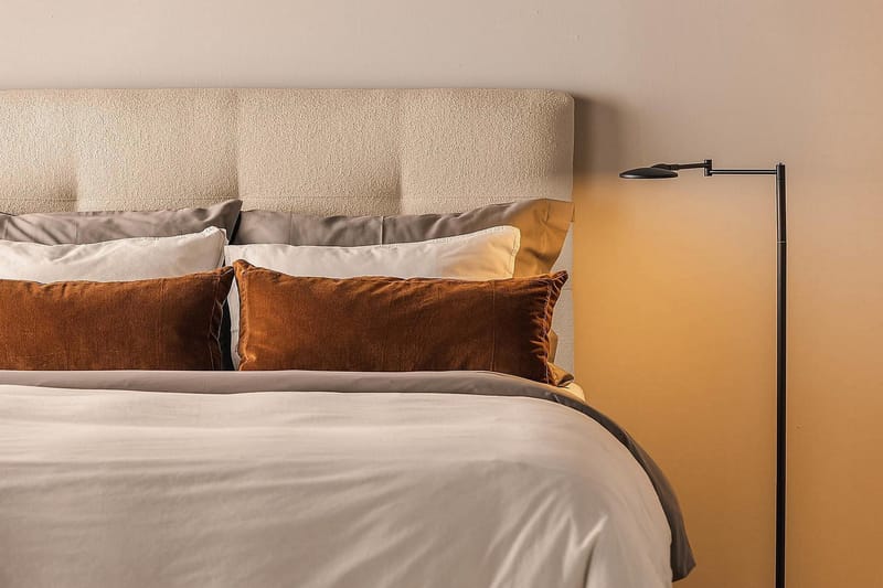 Jenkkisänky Oslo Lyx 120x200 cm Buklee - Beige - Huonekalut - Sänky - Jenkkisängyt