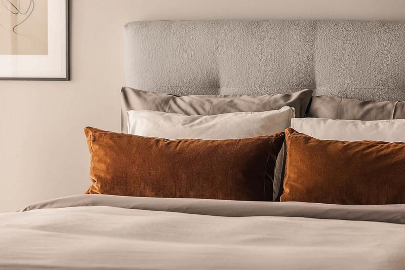 Jenkkisänky Oslo Lyx 120x200 cm Buklee - Harmaa - Huonekalut - Sänky - Jenkkisängyt