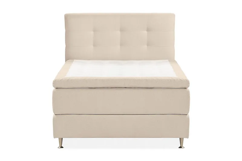 Jenkkisänky Oslo Lyx 140x200 cm Buklee - Beige - Huonekalut - Sänky - Jenkkisängyt