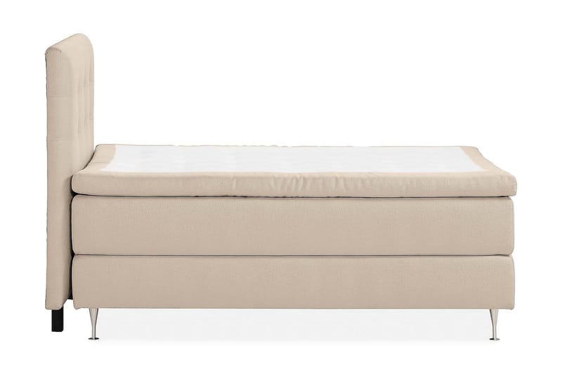 Jenkkisänky Oslo Lyx 140x200 cm Buklee - Beige - Huonekalut - Sänky - Jenkkisängyt