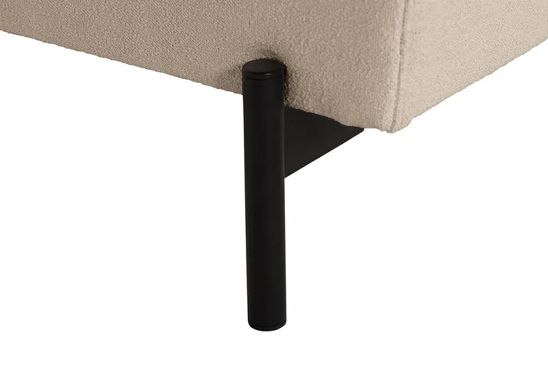 Jenkkisänky Oslo Lyx 140x200 cm Buklee - Beige - Huonekalut - Sänky - Jenkkisängyt