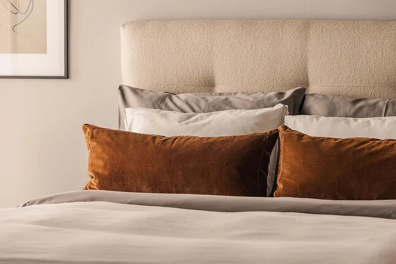 Jenkkisänky Oslo Lyx 140x200 cm Buklee - Beige - Huonekalut - Sänky - Jenkkisängyt