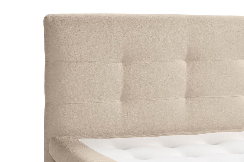 Jenkkisänky Oslo Lyx 140x200 cm Buklee - Beige - Huonekalut - Sänky - Jenkkisängyt