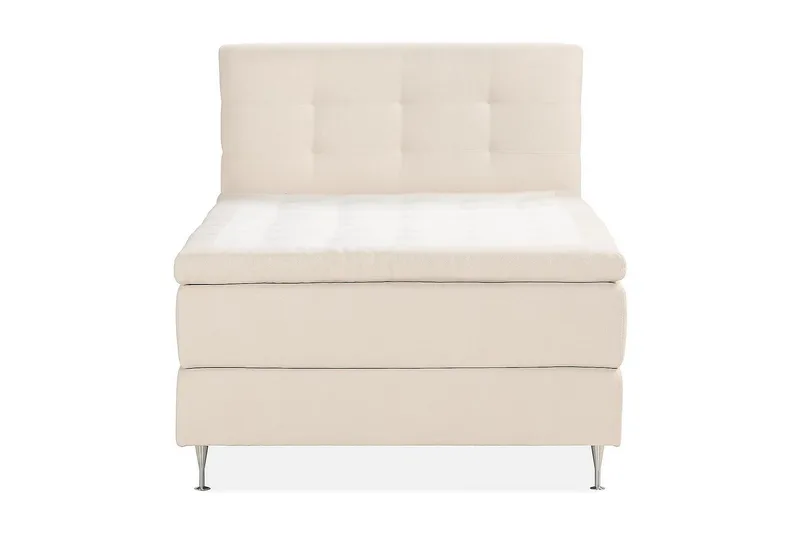 Jenkkisänky Oslo Lyx 140x200 cm Buklee - Vaaleabeige - Huonekalut - Sänky - Jenkkisängyt