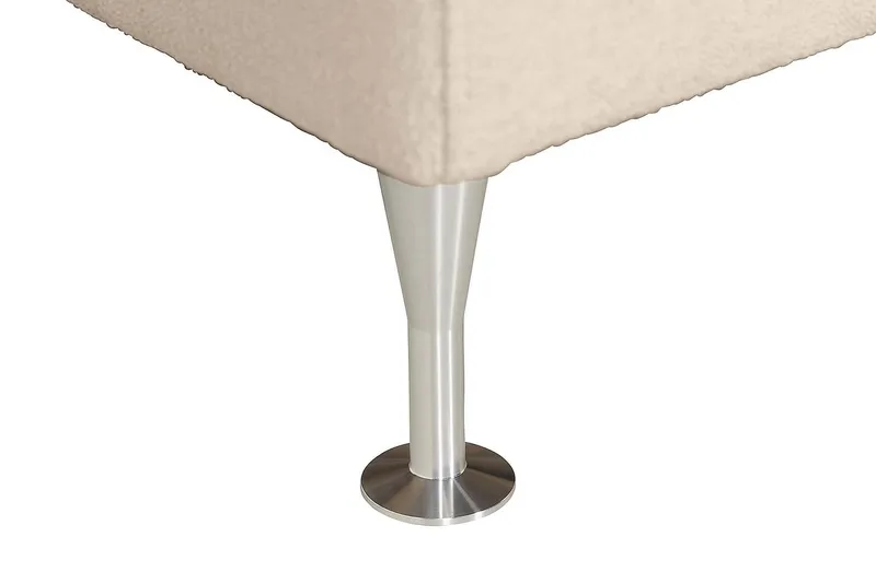 Jenkkisänky Oslo Lyx 160x200 cm Buklee - Beige - Huonekalut - Sänky - Jenkkisängyt