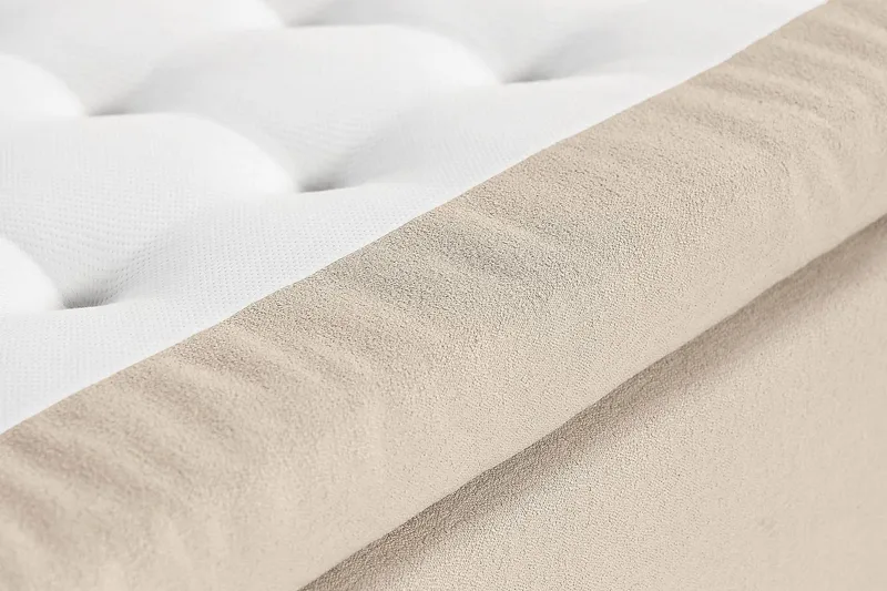 Jenkkisänky Oslo Lyx 160x200 cm Buklee - Beige - Huonekalut - Sänky - Jenkkisängyt