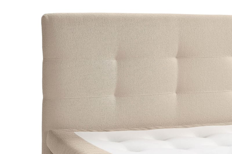 Jenkkisänky Oslo Lyx 160x200 cm Buklee - Beige - Huonekalut - Sänky - Jenkkisängyt