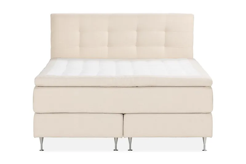 Jenkkisänky Oslo Lyx 180x200 cm Buklee - Vaaleabeige - Huonekalut - Sänky - Jenkkisängyt