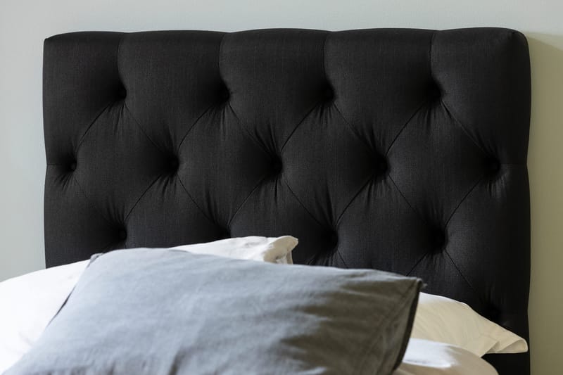 Jenkkisänky Rebeca 90x200 cm - Musta - Huonekalut - Sänky - Jenkkisängyt