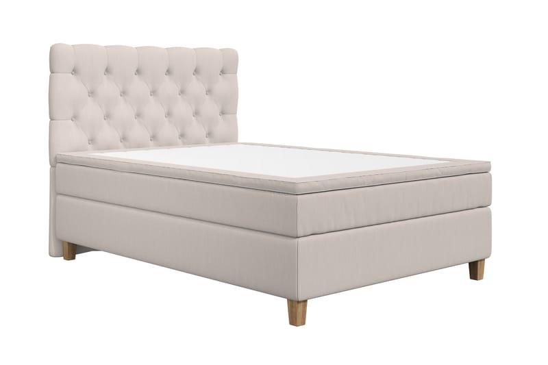 Jenkkisänky Roma Lyx 120x200 - Beige - Huonekalut - Sänky - Jenkkisängyt
