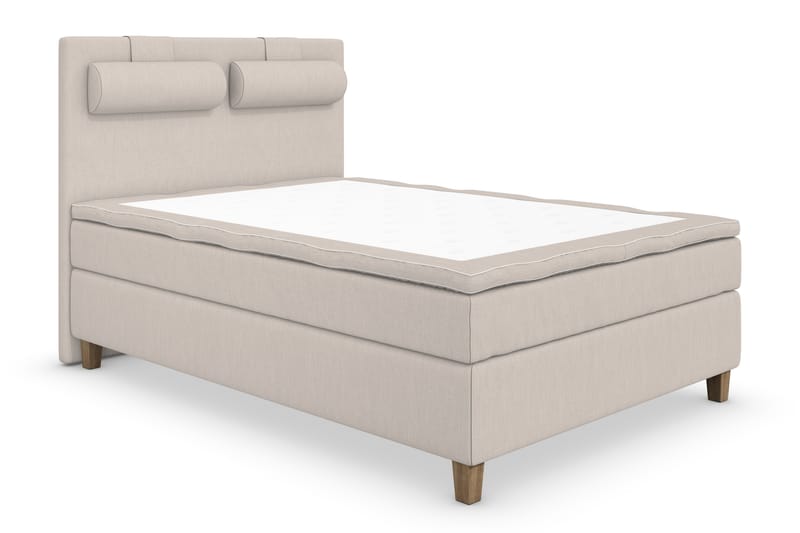 Jenkkisänky Roma Lyx 120x200 - Beige - Yhden hengen sängyt - Jenkkisängyt