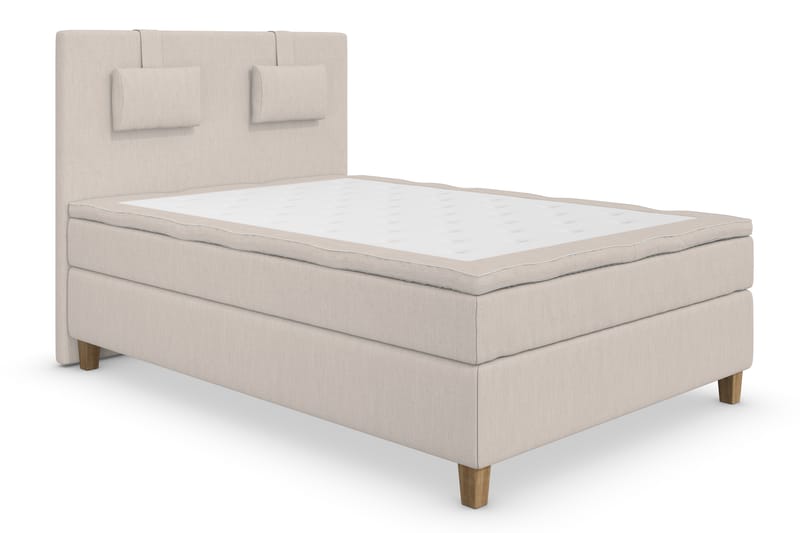 Jenkkisänky Roma Lyx 140x200 - Beige - Huonekalut - Sänky - Jenkkisängyt