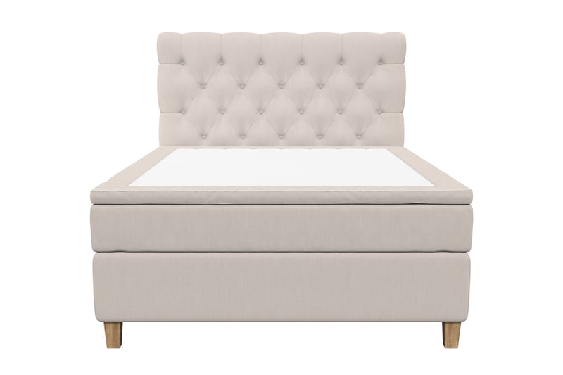 Jenkkisänky Roma Lyx 140x200 - Beige - Huonekalut - Sänky - Jenkkisängyt