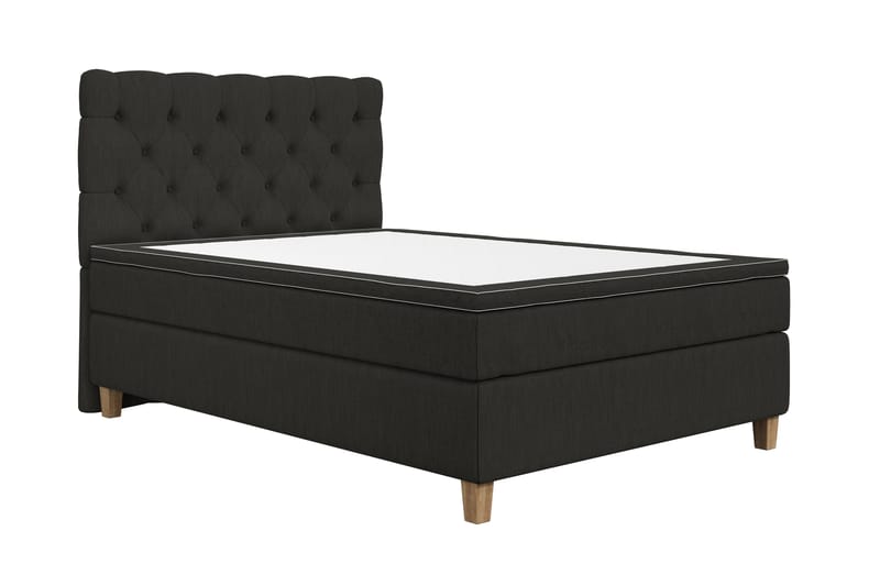 Jenkkisänky Roma Lyx 140x200 - Musta - Huonekalut - Sänky - Jenkkisängyt