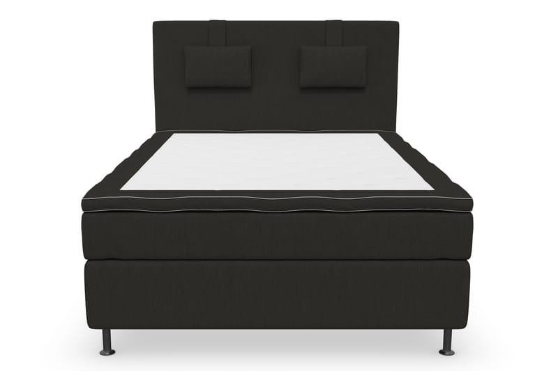 Jenkkisänky Roma Lyx 140x200 - Musta/Hopea jalat - Huonekalut - Sänky - Jenkkisängyt