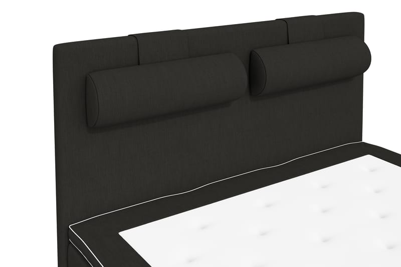 Jenkkisänky Roma Lyx 140x200 - Musta/Mustat jalat - Huonekalut - Sänky - Jenkkisängyt