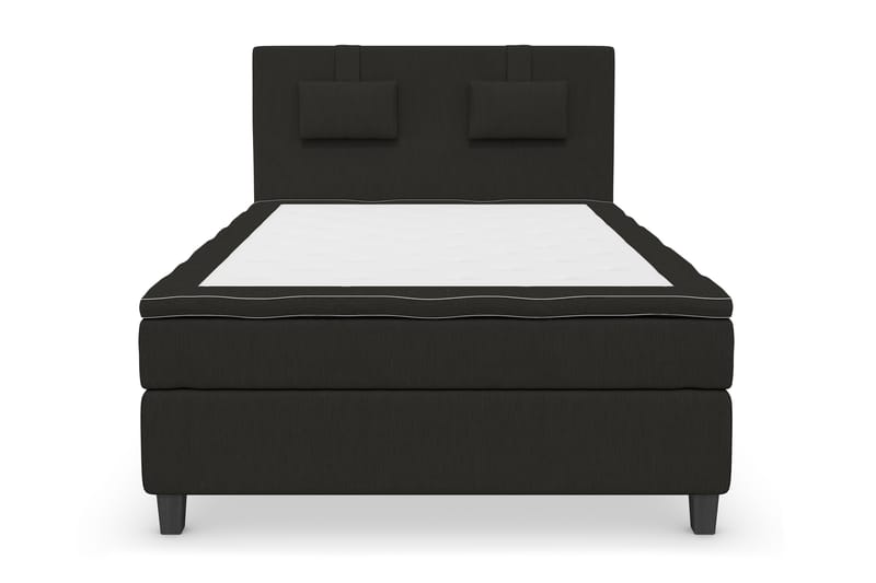 Jenkkisänky Roma Lyx 140x200 - Musta/Mustat jalat - Huonekalut - Sänky - Jenkkisängyt