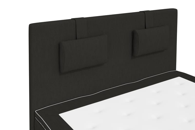 Jenkkisänky Roma Lyx 140x200 - Musta/Mustat jalat - Huonekalut - Sänky - Jenkkisängyt